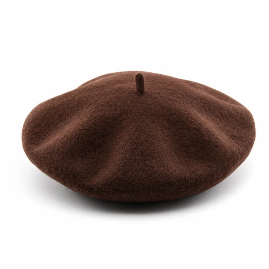 Women's Beret Wool Felt French Classic
