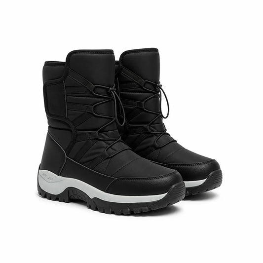 Women's Ankle Winter Boots Waterproof Insulated Faux Fur Lined