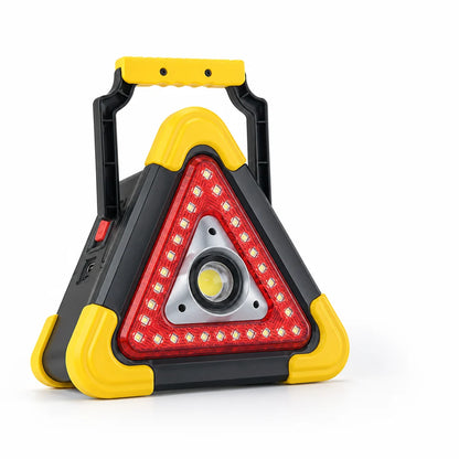 Emergency Triangle Solar Rechargeable Beacon & USB Power Bank