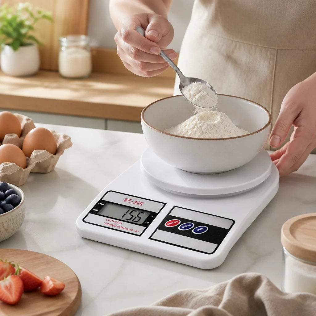 Kitchen Scale 22.0 lb Accuracy & Stainless Steel