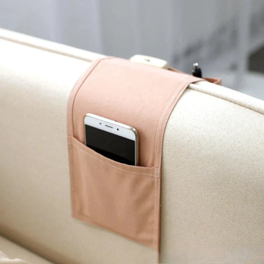 Bed Organizer Hanging Caddy Cotton Linen (2 Pack)