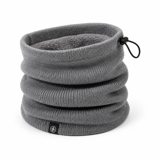 Neck Gaiter Fleece Lined & Windproof (Adjustable Drawstring)