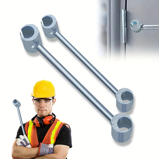 Door Hinge Adjustment Tool Round Pin Flag Hinge (2-Piece Set)