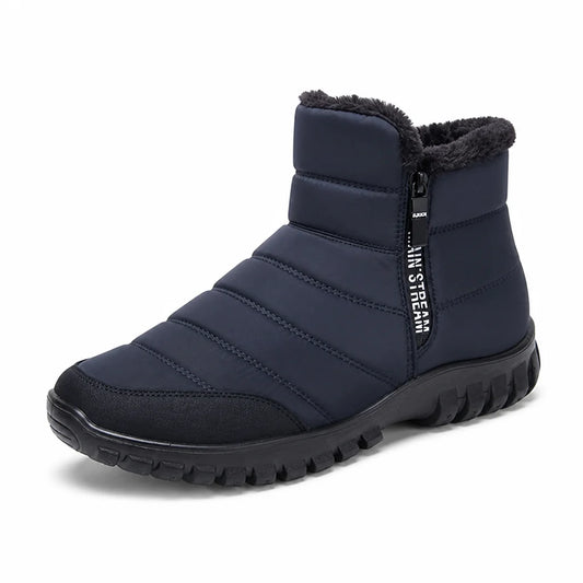 Men's Winter Boots Waterproof Insulated (Side Zipper)