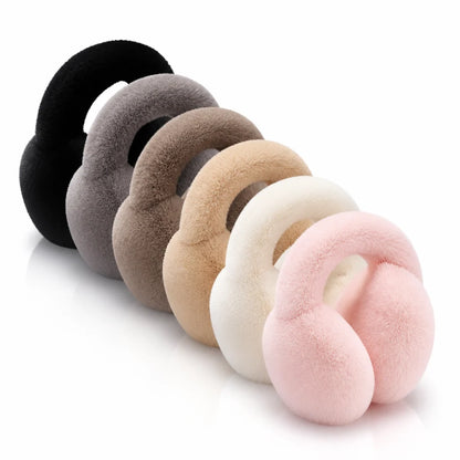 Earmuffs Foldable Fleece Lined